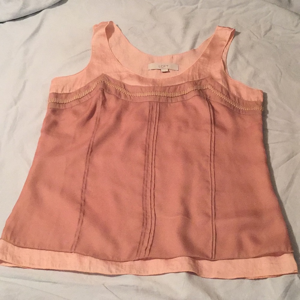 Loft Embroidered Tank Top